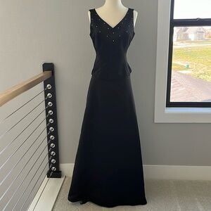 Pinky & Me 2 piece polyester black shell & skirt